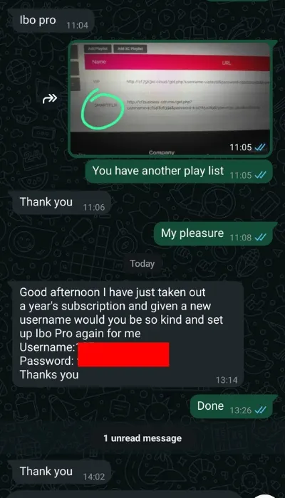 WhatsApp Customer Review